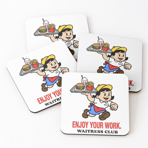 Item preview, Enjoy Your Work Waitress Club designed and sold by JMS-Artvintage.