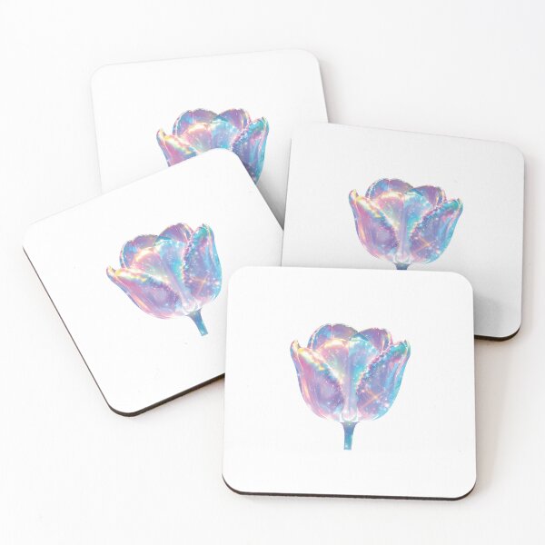 Item preview, Holo Glow Tulip – Iridescent Floral Fantasy Art Design designed and sold by Amsafjol.