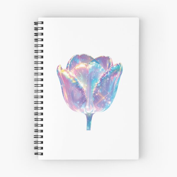 Artikelvorschau, Holo Glow Tulip – Schimmerndes florales Fantasy-Kunstdesign entworfen und verkauft von Amsafjol.