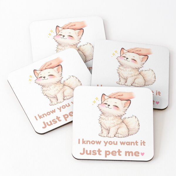 Item preview, Know You Want It, Just Pet Me – Cute Kawaii Fox Lover Funny Design designed and sold by Keep-Healing.
