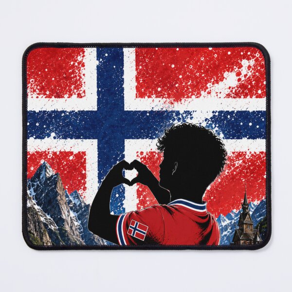 Item preview, Norway Pride Heart Hands Art designed and sold by BagFactoryUK.