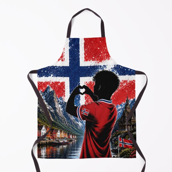 Item preview, Norway Pride Heart Hands Art designed and sold by BagFactoryUK.