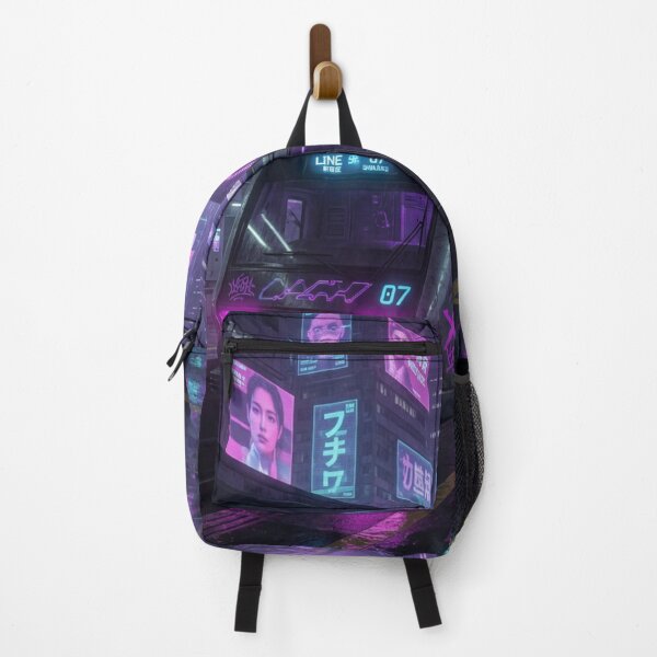 Item preview, Cyberpunk Train at Neon Station Platform designed and sold by Pioneer Spirit Market.