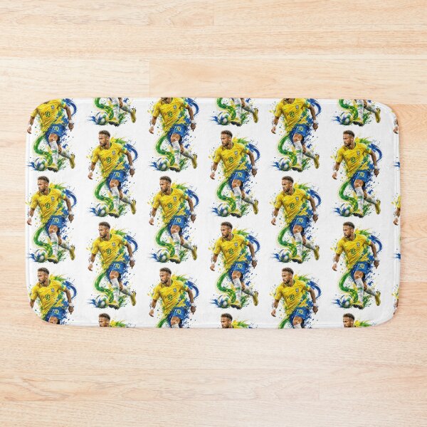 Item preview, Brazil Samba Magician Paint Splatter Soccer Art designed and sold by mo-carnival.