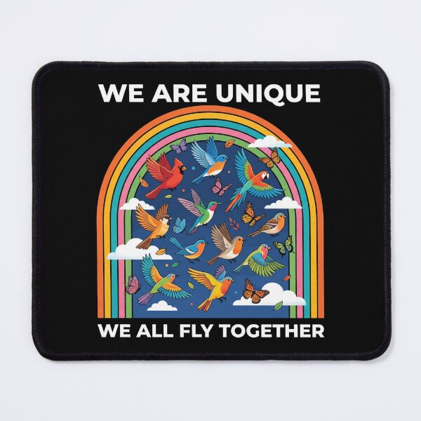Item preview, We Are Unique We All Fly Together Shirt designed and sold by TeNovaStudio.