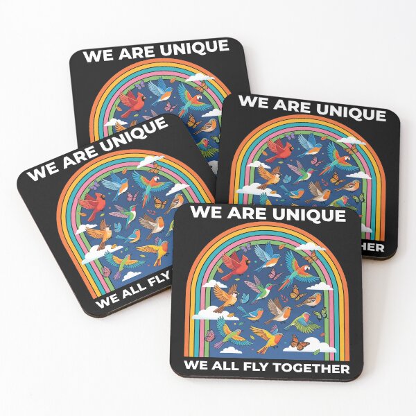 Item preview, We Are Unique We All Fly Together Shirt designed and sold by TeNovaStudio.
