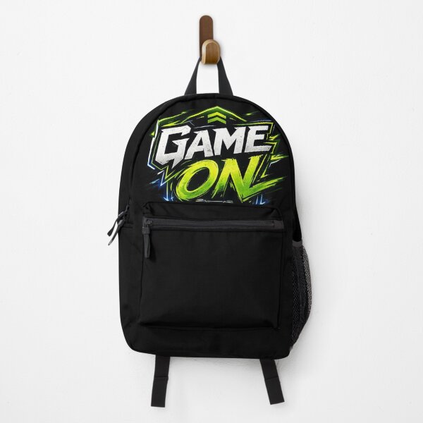Item preview, GAME ON Neon Gaming Logo Sticker | Retro Arcade Esports Design designed and sold by StickyDelights.