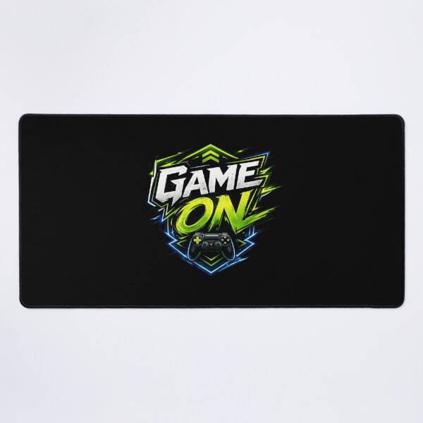 Item preview, GAME ON Neon Gaming Logo Sticker | Retro Arcade Esports Design designed and sold by StickyDelights.