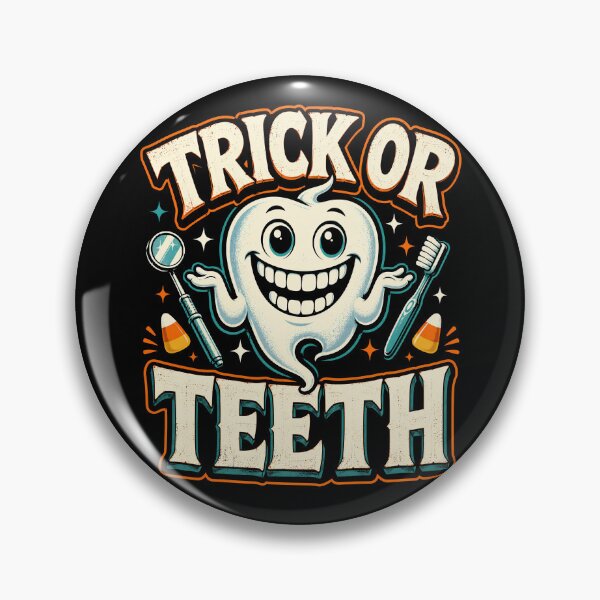 Item preview, Trick or Teeth Dental Halloween Humor designed and sold by Victor Shadehorn.