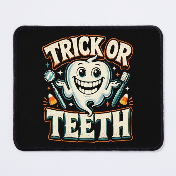 Item preview, Trick or Teeth Dental Halloween Humor designed and sold by Victor Shadehorn.