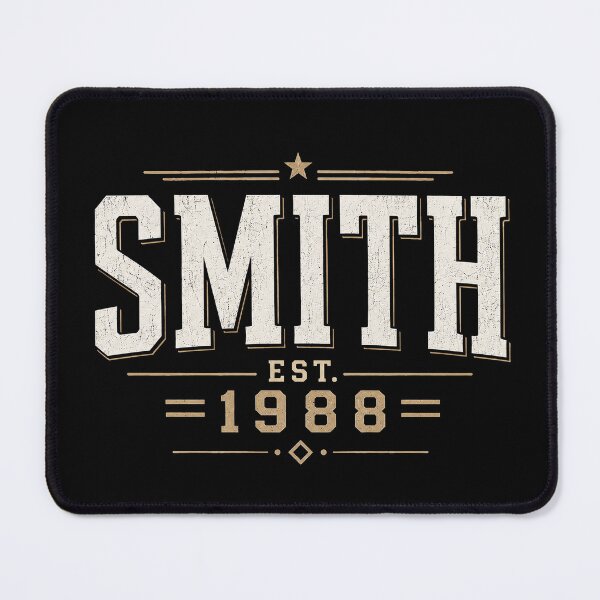 Item preview, Smith Est. 1988 Vintage Family Name Typography designed and sold by reanacreations.