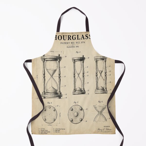 Item preview, Vintage Hourglass Patent T-Shirt | Antique Blueprint Engineering Tee designed and sold by SunnyDesign82.