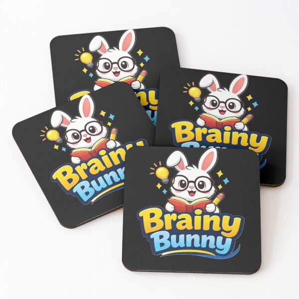 Item preview, Brainy Bunny Cute Reading Rabbit | Kawaii Study Lover Educational Sticker designed and sold by alchemist1636 .