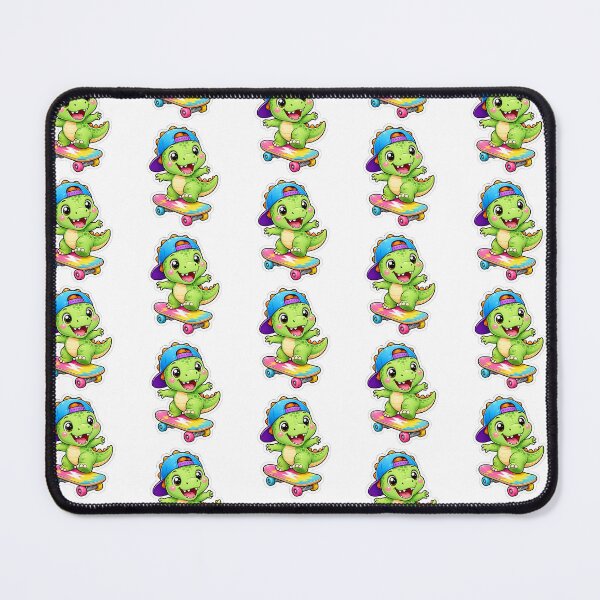 Item preview, Cute Dinosaur Riding Skateboard designed and sold by PriyankaSonara.