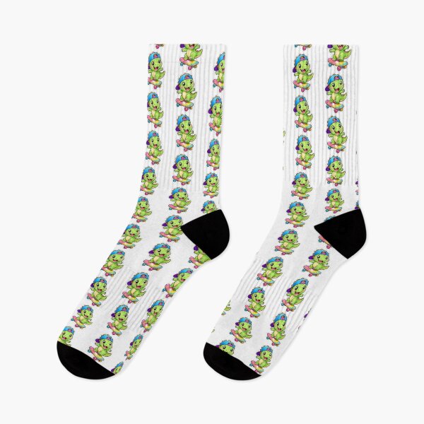 Item preview, Cute Dinosaur Riding Skateboard designed and sold by PriyankaSonara.