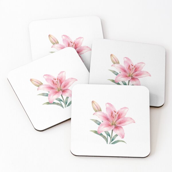 Item preview, Watercolor Lily – Elegant Botanical Floral Art Design designed and sold by Amsafjol.