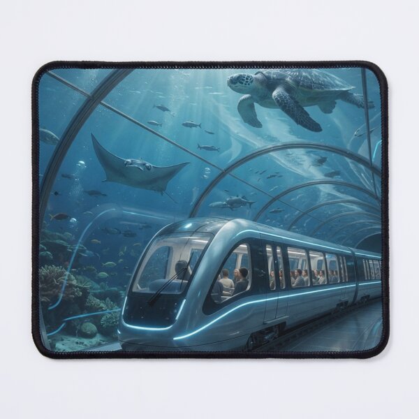 Item preview, Futuristic Underwater Train Tunnel designed and sold by Pioneer Spirit Market.