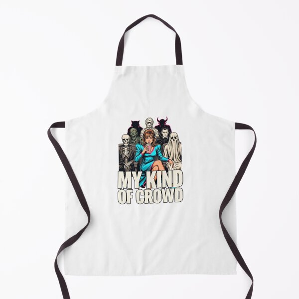 Item preview, My Kind of Crowd, Horror Cinema Woman Monster Funny Vintage 80s designed and sold by CryptReel.