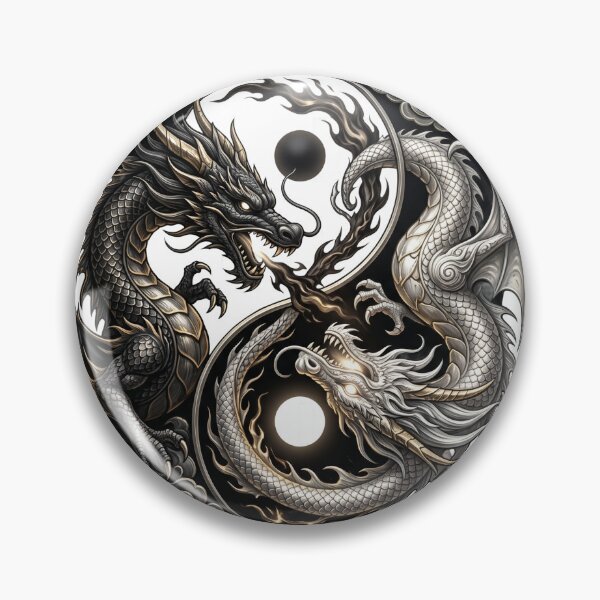 Item preview, dragon, yin yang designed and sold by Hephaestus's Forge.