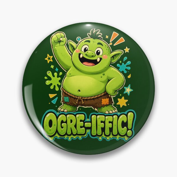 Item preview, Ogre-iffic Cute Monster Cartoon designed and sold by Victor Shadehorn.