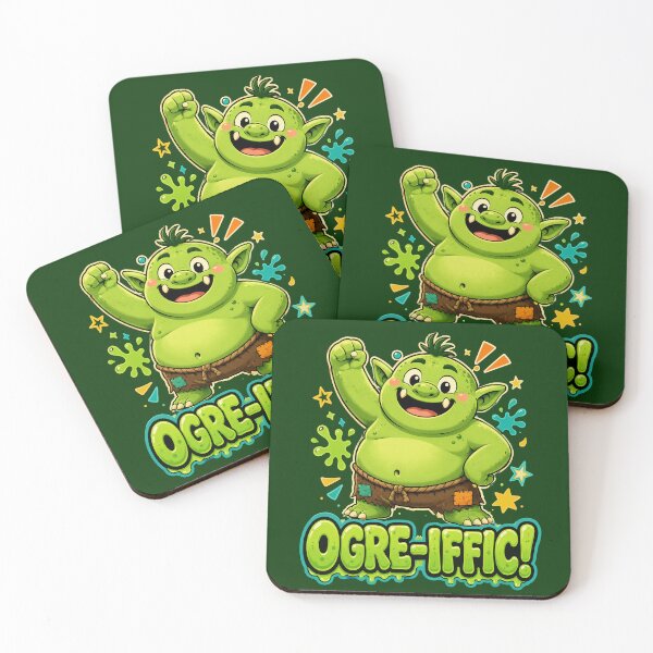 Item preview, Ogre-iffic Cute Monster Cartoon designed and sold by Victor Shadehorn.
