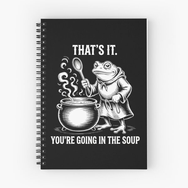 Item preview, That's It You're Going In The Soup T-Shirt, Funny Frog Meme Gift, Cottagecore Frog Graphic Tee, Viral Frog Humor Shirt designed and sold by Trendably.