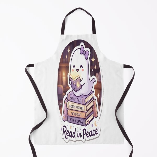 Item preview, Read in Peace - Cute Ghost Book Lover Reading Aesthetic Sticker designed and sold by belstars.