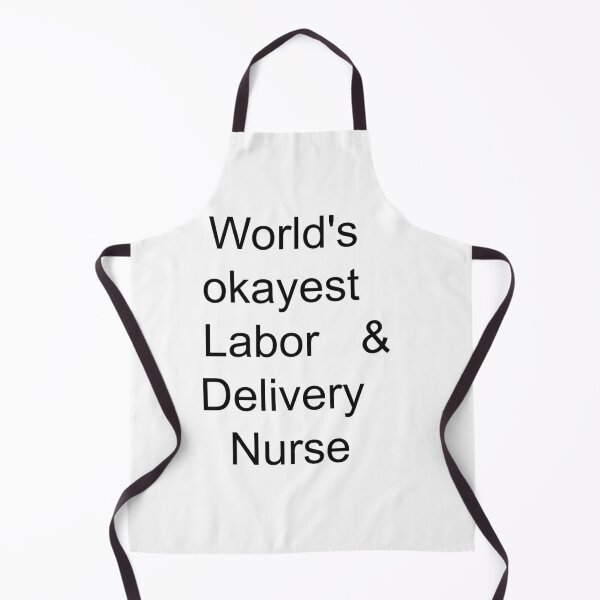 Item preview, World's Okayest Labor and Delivery Nurse Shirt Funny L&D Nurse Gift Graphic Tee designed and sold by Hustle print studio.