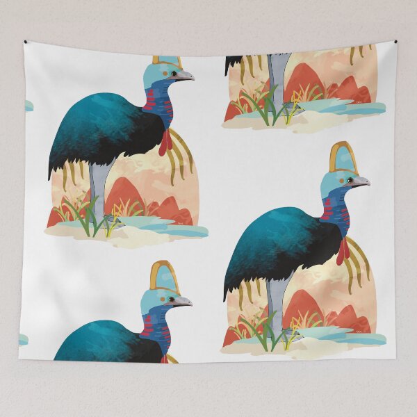 Item preview, Southern Cassowary Australian Bird designed and sold by Karin Taylor.