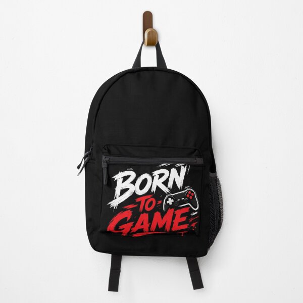 Item preview, Born to Game Gaming Slogan Logo | Retro Gamer Typography Design designed and sold by StickyDelights.