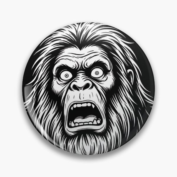 Item preview, Retro Shouting Bigfoot Graphic Tee - Funny Sasquatch Booger Sugar designed and sold by VectorForge.