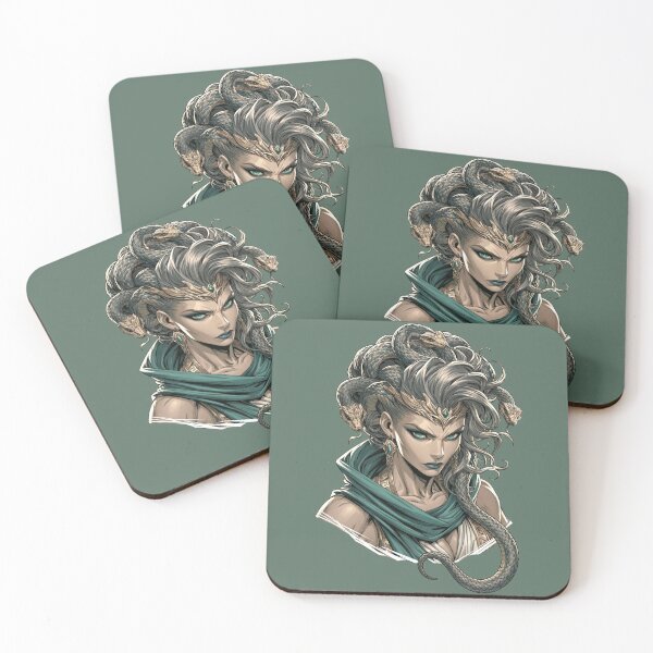 Item preview, Snake Goddess Medusa Fantasy Art  designed and sold by MythicMood.