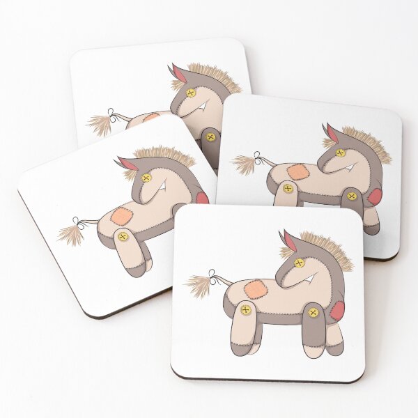 Item preview, Illustration with sewing toy donkey. designed and sold by RizikCat.