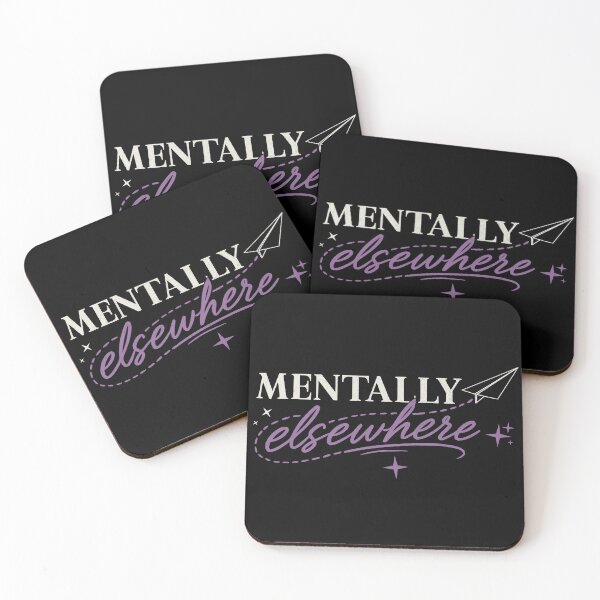 Item preview, Mentally Elsewhere | Funny Introvert & Overthinking Vintage Graphic designed and sold by 1timelab.