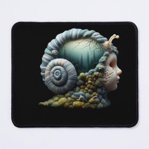 Item preview, The Snail's Secret – Cracked Porcelain Doll Snail designed and sold by LujziWorld.