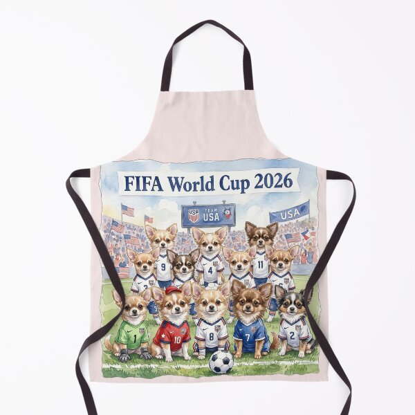 Item preview, Funny chihuahua puppies on the world cup designed and sold by nataliux.