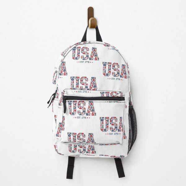 Item preview, USA Floral Aesthetic Vintage Est. 1776 Patriotic Design designed and sold by MAXIZPRINT.