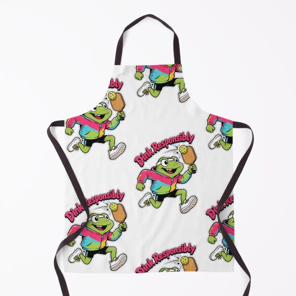 Item preview, Dink Responsibly Retro Frog Pickleball Sticker designed and sold by mo-carnival.