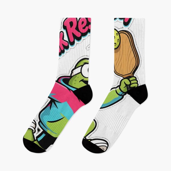 Item preview, Dink Responsibly Retro Frog Pickleball Sticker designed and sold by mo-carnival.