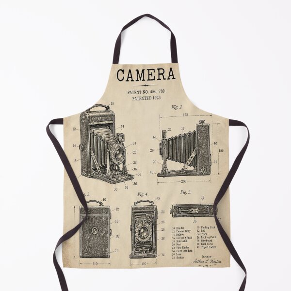 Item preview, Vintage Camera Patent T-Shirt | Antique Blueprint Engineering Tee designed and sold by SunnyDesign82.