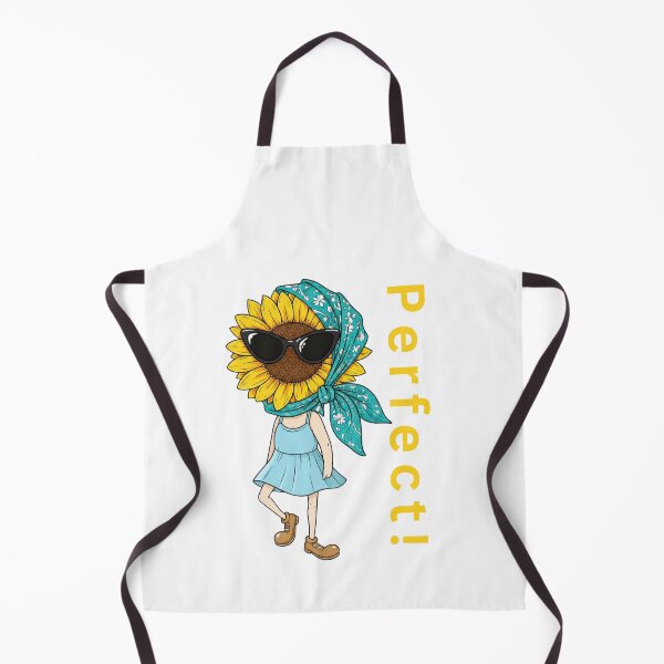 Item preview, Perfect Retro Sunflower Girl with Sunglasses designed and sold by Inka Moon Design.