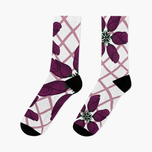 Item preview, Dark Purple Rose Pattern — Elegant Plum Floral Lattice Botanical Gift Design designed and sold by HopeAndHustle.