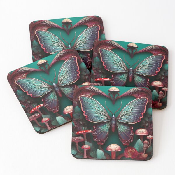 Item preview, Gothic Butterfly Mushroom Garden designed and sold by Szpaku desart .