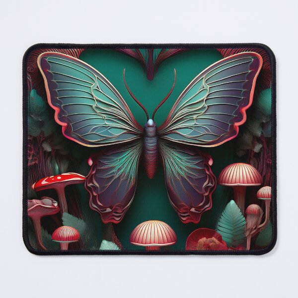 Item preview, Gothic Butterfly Mushroom Garden designed and sold by Szpaku desart .