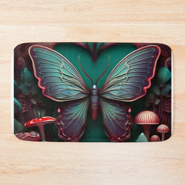 Item preview, Gothic Butterfly Mushroom Garden designed and sold by Szpaku desart .