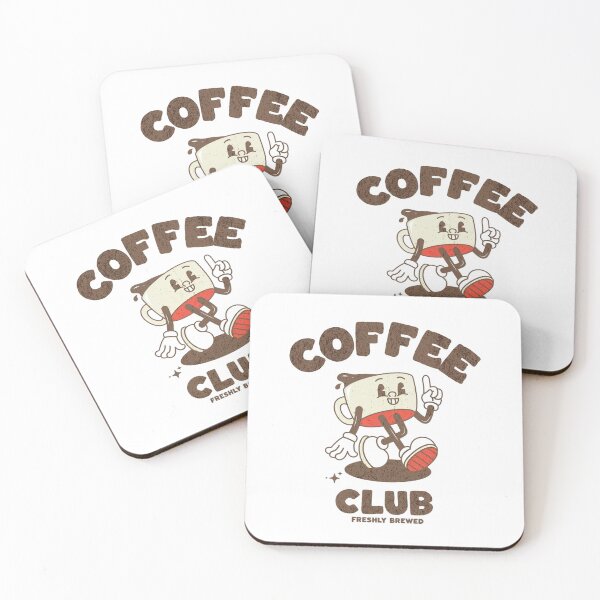 Item preview, Coffee Club Retro Mug Mascot designed and sold by Colorful-Garden.