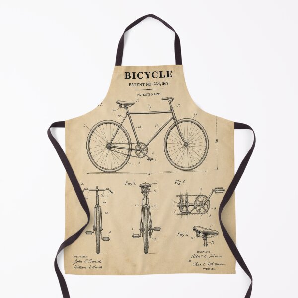 Item preview, Vintage Bicycle Patent T-Shirt | Antique Blueprint Engineering Tee designed and sold by SunnyDesign82.
