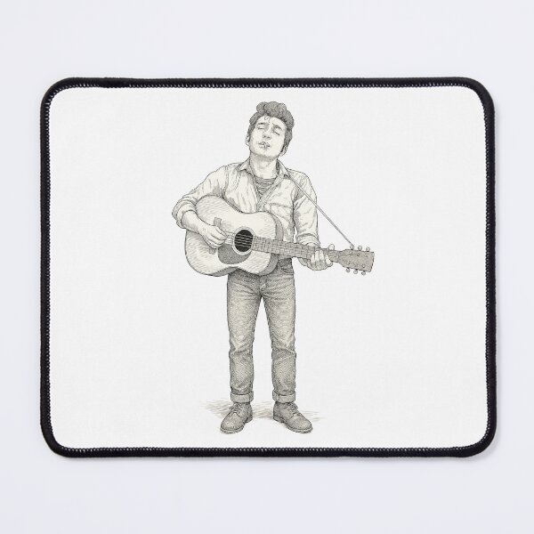 Item preview, Bob Dylan - line drawing designed and sold by Bigkite.
