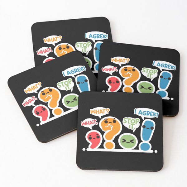 Item preview, Punctuation Squad - Cute Kawaii Grammar Punctuation Characters designed and sold by NemiMakeit.