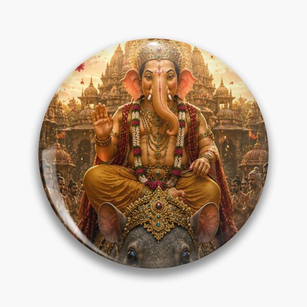 Item preview, Lord Ganesha Defeats Gajamukhasura Series – The Birth of the Divine Vehicle. Mushika Is Born – Ego Transformed into Divine Service designed and sold by Homyar.